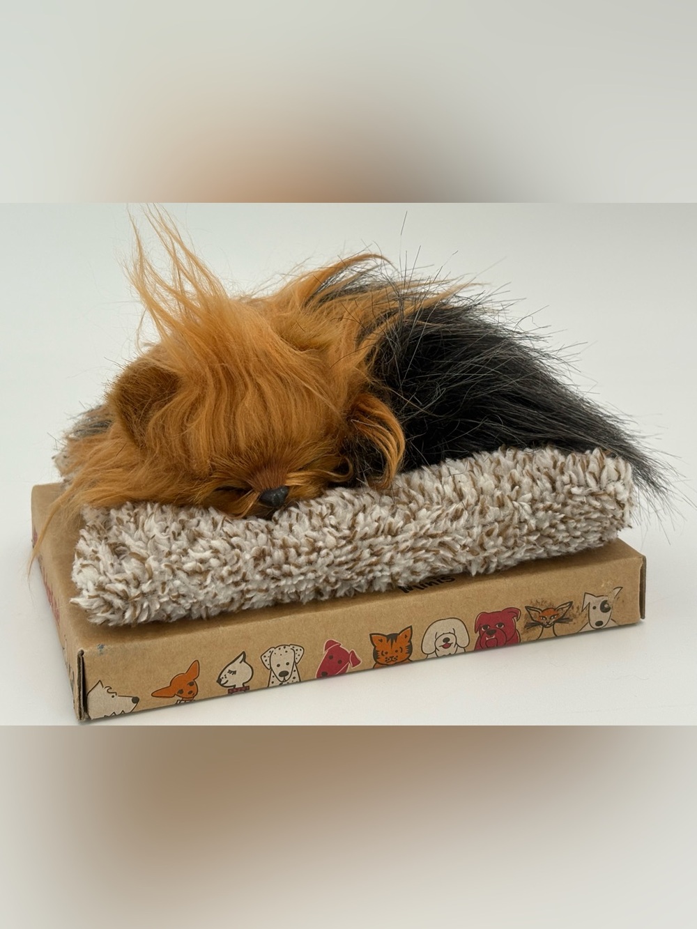 Perfect Petzzz Mini Yorkie Sleeping Puppy Interactive Snoring Dog Plush New